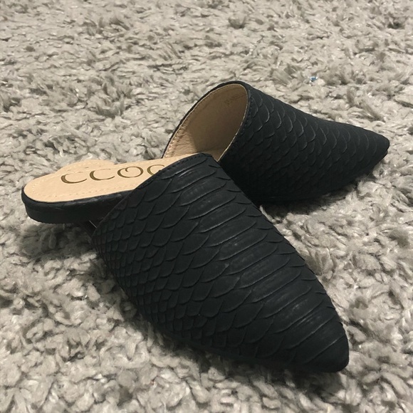 cute black mules